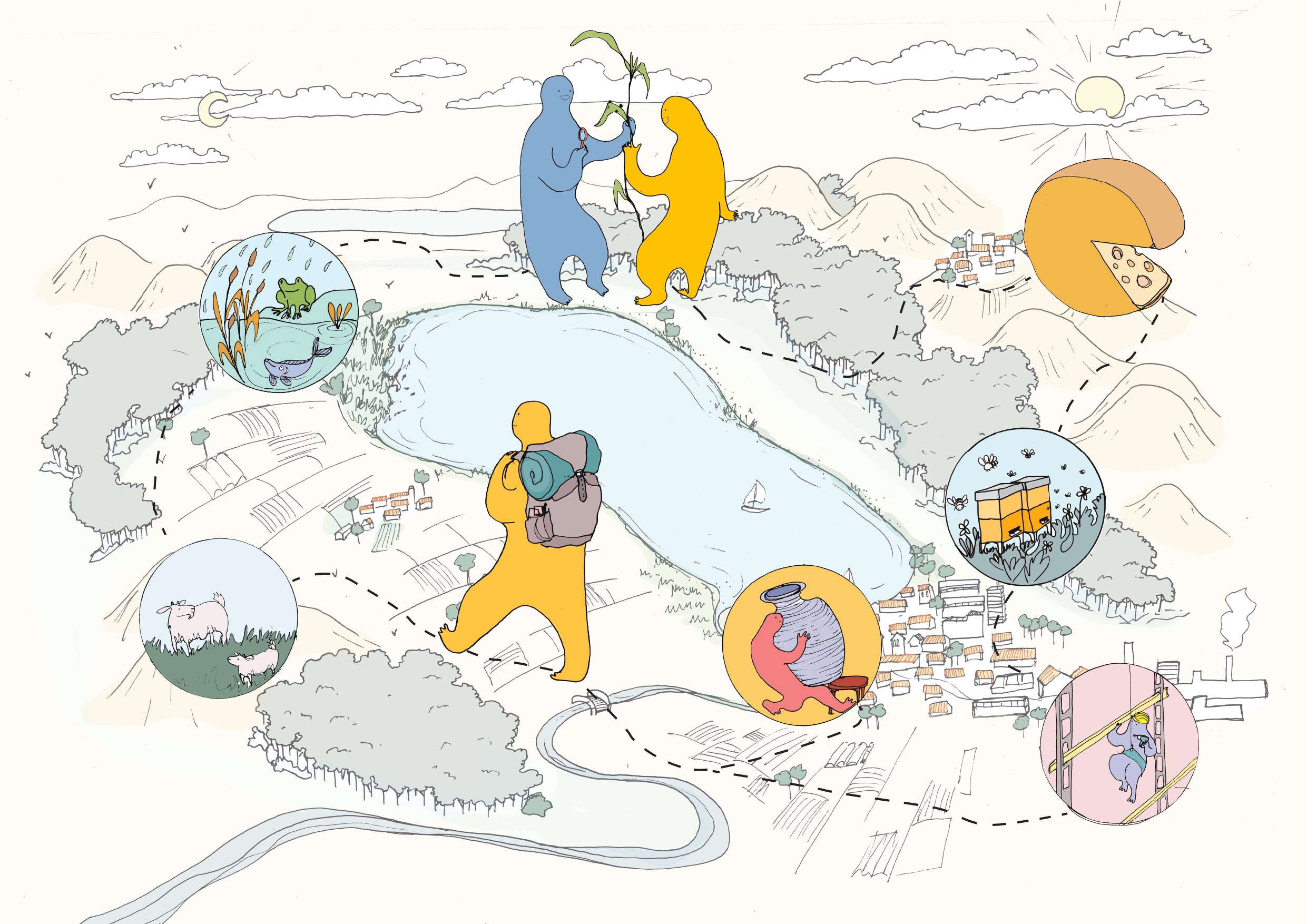 Parcours sur les Sentiers des Savoirs